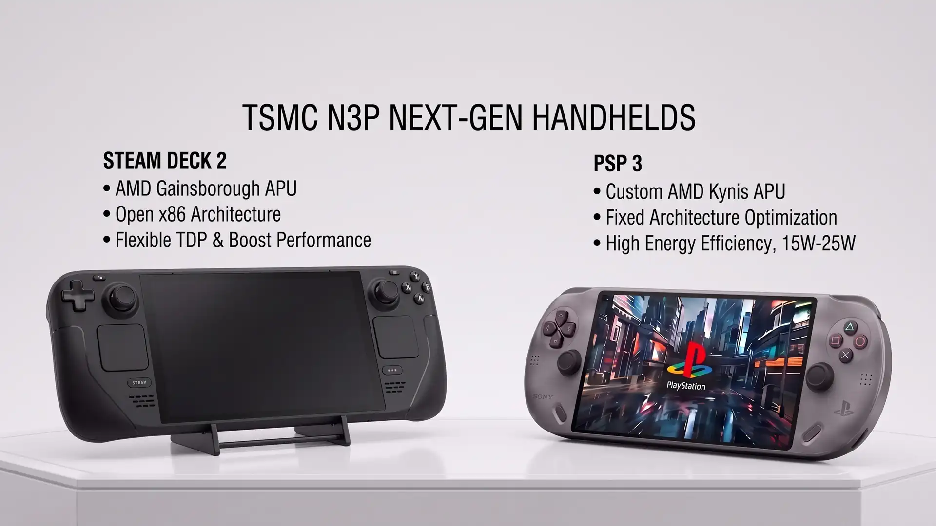 PSP 3 Handheld сможет выдавать больше FPS на ватт, чем Steam Deck 2