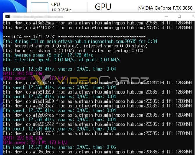 21 nvidia geforce rtx 3050 najtansza karta graficzna ampere ma wypadac wyjatkowo slabo w kopaniu ethereum 1