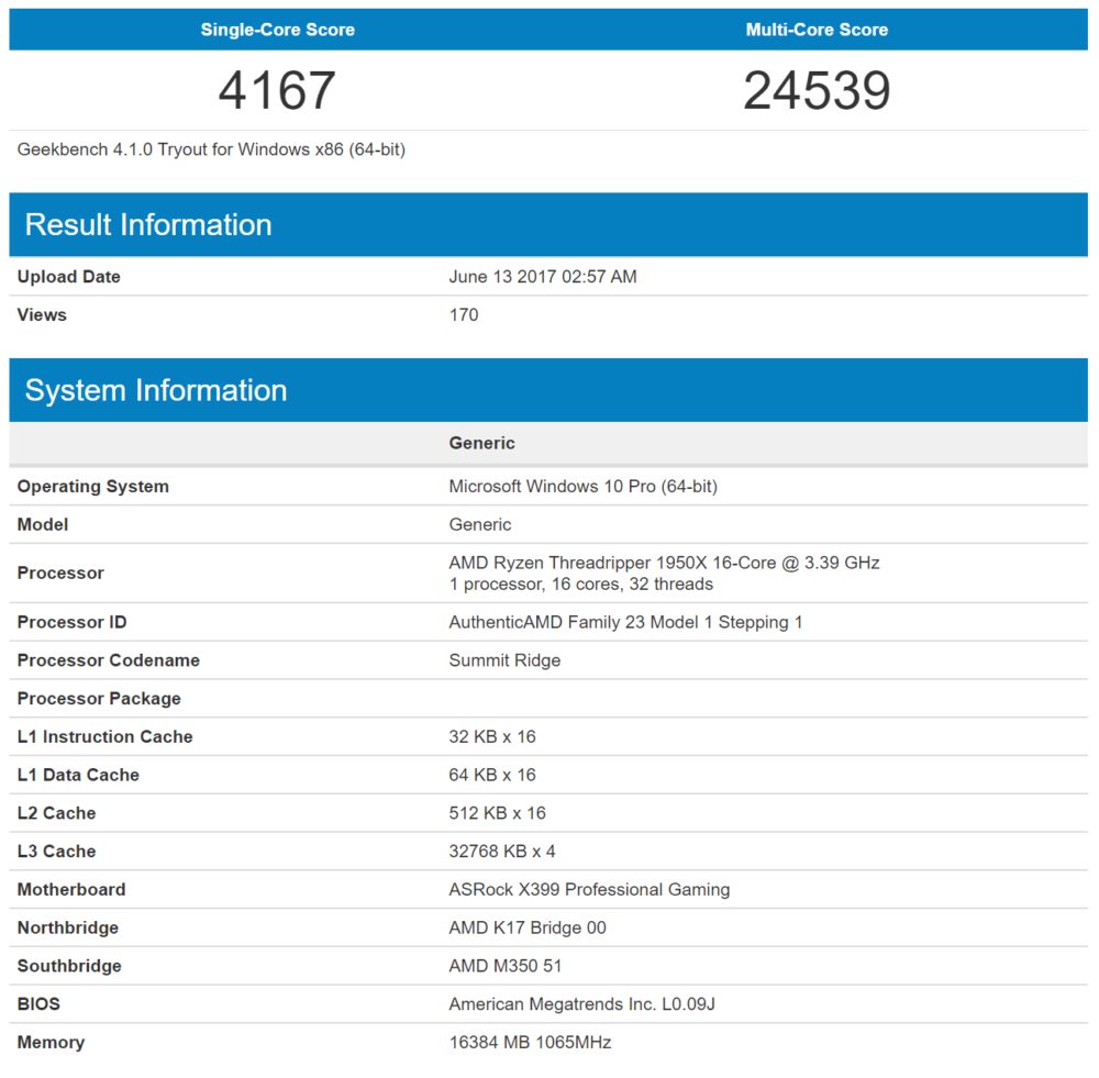 AMD Ryzen Threadripper 1950X Specs 1000x981