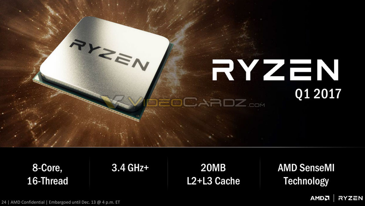 RYZEN 8C 16T