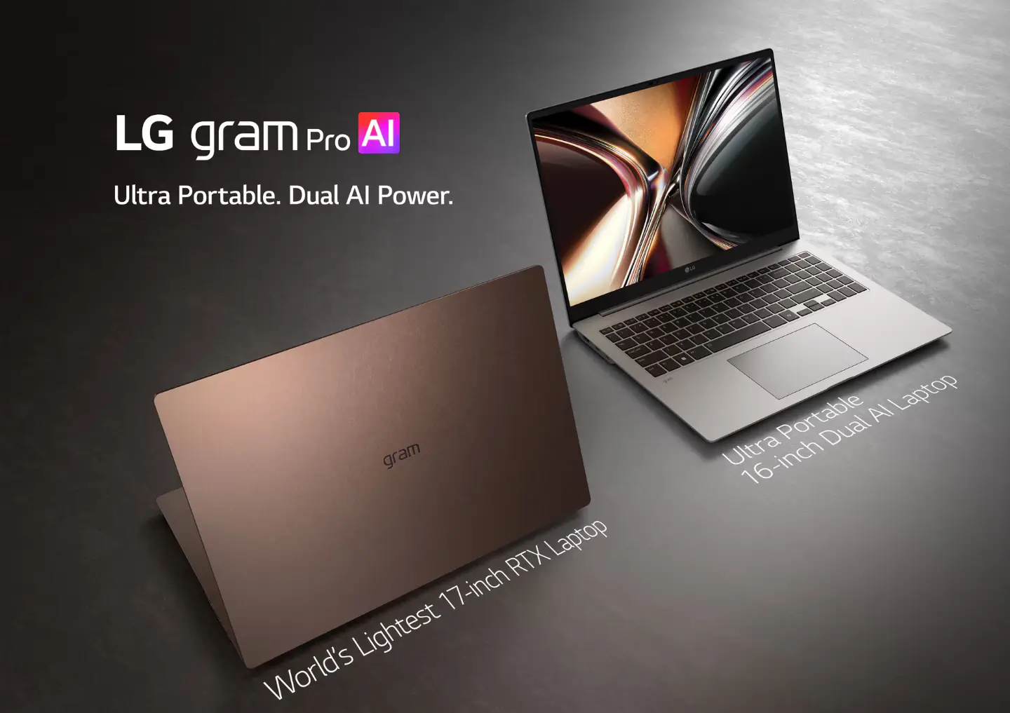 press setting image desktop tablet lg gram pro ai gamegpu