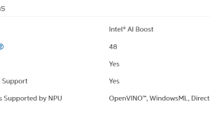 Процессоры Arrow Lake Refresh получат NPU4 с 48 TOPS и более высокие частоты