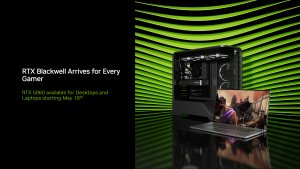 GeForce RTX 5060 официально представлена — DLSS 4, GDDR7 и 100+ FPS в DOOM: The Dark Ages за $299