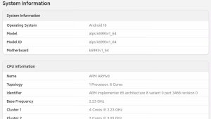 MediaTek Dimensity 9500 замечен в тестах