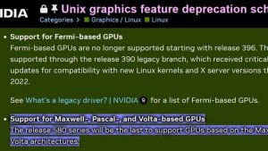 NVIDIA завершает поддержку видеокарт GTX 900 и GTX 1000 с драйверами серии 580