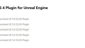 Unreal Engine 5.6 получил плагин DLSS 4 с поддержкой Multi Frame Generation и Ray Reconstruction