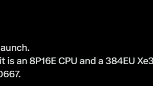 Intel Nova Lake-AX: до 28 ядер и 384 исполнительных блока на Xe3 