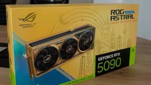 Asus ROG Astral RTX 5090 Dhahab OC Edition на eBay продается в среднем за $14,998