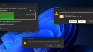 Windows 11 получает поддержку тёмного режима в диалогах операций с файлами