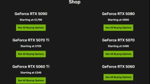 NVIDIA снижает цены на RTX 50-серию