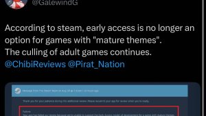 Steam закрывает ранний доступ для игр 18+