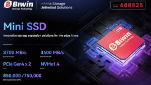 Biwin Mini SSD: сверхкомпактный накопитель со скоростью до 3700 МБ/с