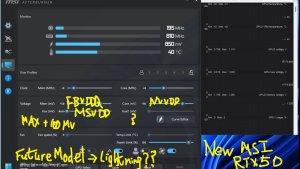 MSI готовит видеокарты RTX 50 Extreme OC с расширенным разгоном и мониторингом VRM