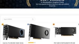 Arc Pro B50 обошла RTX 4000 Ada и A400, возглавив рейтинг рабочих GPU Newegg