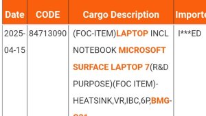 Intel Arc B770 замечена в Surface Laptop 7