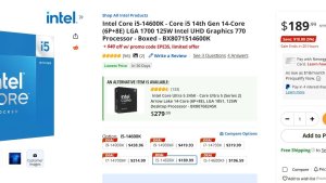 Intel Core i5-14600K фактически за $80 с Battlefield 6 в комплекте