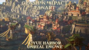 Фанат воссоздал гавань Ли Юэ из Genshin Impact на Unreal Engine 5