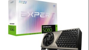 MSI RTX 5080 Expert представлена с уникальным двухвентиляторным дизайном и ценой $1399