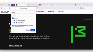 Firefox 141 вызывает рост нагрузки на CPU из-за функции AI-группировки вкладок