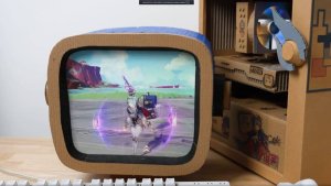 Фанат собрал «игровой» ПК из картона в стиле Genshin Impact