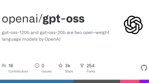 NVIDIA и OpenAI выпустили gpt-oss — открытые ИИ-модели для ПК с RTX, до 250 токенов/с на RTX 5090