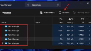 Windows 11 KB5067036 вызывает баг с дублированием Диспетчера задач — Microsoft молчит