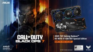 ASUS выпустит лимитированную видеокарту Radeon RX 9070 XT в стиле Call of Duty: Black Ops 7