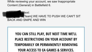 EA может забанить за обычную командную реплику в Battlefield 6