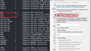 Windows 11 включает поддержку AVX и AVX2 на ARM-компьютерах