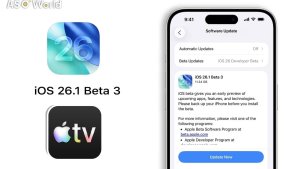 Apple выпустила третью бету iOS 26.1 и macOS Tahoe 26.1