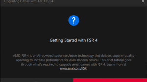 Уведомление о FSR 4 появилось у владельцев RX 6800 XT