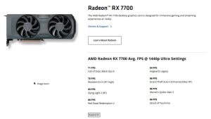 AMD представила Radeon RX 7700: 16 ГБ, 256 бит и прицел на локальный ИИ