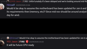 Материнские платы MSI серии AM5 800 уже поддерживают процессоры AMD Ryzen на архитектуре Zen 6