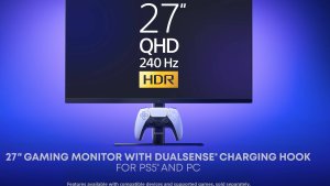 Sony представила 27-дюймовый QHD-монитор с зарядкой для DualSense