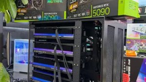 Энтузиаст собрал ПК с четырьмя RTX 5090