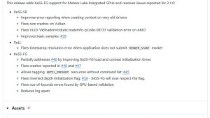 Intel добавила генерацию кадров (XeSS-FG) во 