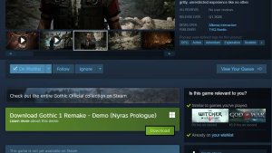 Gothic Remake выйдет в первом квартале 2026 года на PC и консолях
