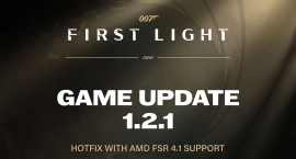 Разработчики 007 First Light выпустили хотфикс 1.2.1 с поддержкой AMD FSR 4.1