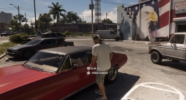 В Grand Theft Auto VI автомобиль при попытке открыть дверь реагирует на вес персонажа