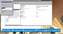 Windows 98 получила поддержку современных портов USB 3.x