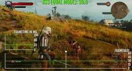 The Witcher 3 Remastered на Xbox Series S держит около 60 FPS в режиме производительности