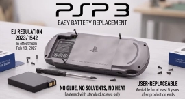 Новая PSPS 3 Handheld может получить сменный аккумулятор с простой заменой
