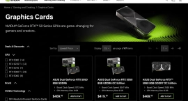 NVIDIA убрала GeForce RTX 5050 и RTX 5090 из своего магазина NVIDIA Marketplace