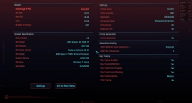 Сравнение производительности FSR 4.1.1 и DLSS 4.5 на Radeon RX 7800 XT в игре Cyberpunk 2077
