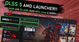 AMD NR Launcher теперь работает на Radeon RX 6000 с поддержкой DLSS 5 и XeSS MFG