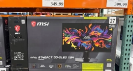 Costco снизила цену на игровой 26,5-дюймовый QD-OLED монитор MSI до $349,99