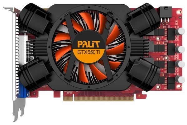 550ti Gpu GeForce GTX 550 Ti des partenaires NVidia Palit et Leadtek