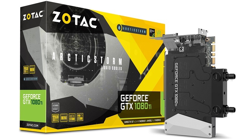 zotac geforce gtx 1080 ti arcticstorm mini 1