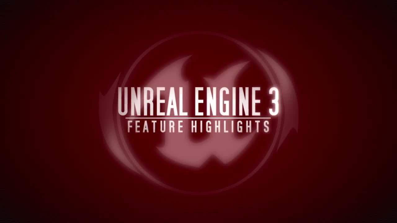Unreal script. Unreal engine 3 logo.