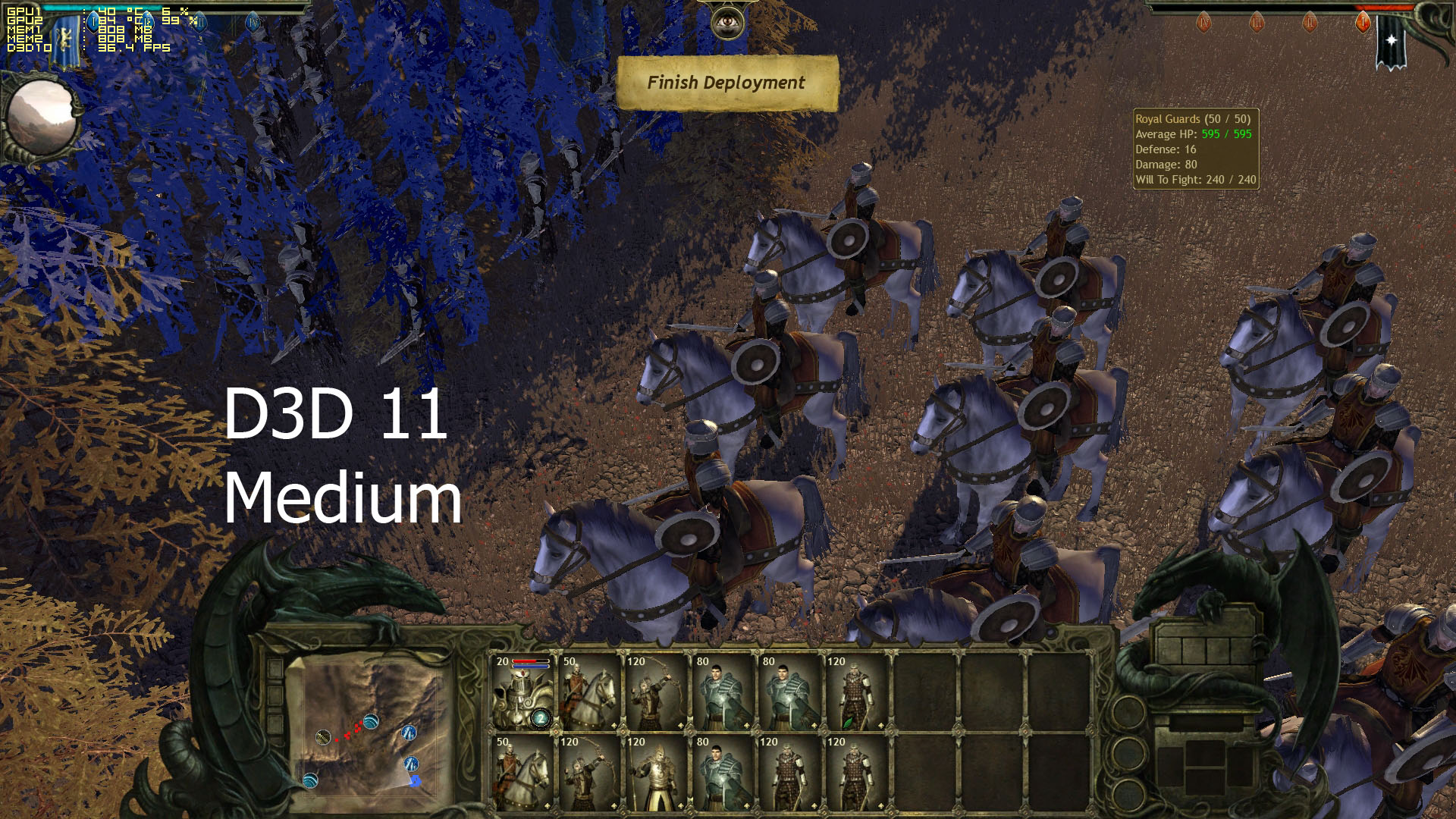 King Arthur II - Demo D3D 11 Medium